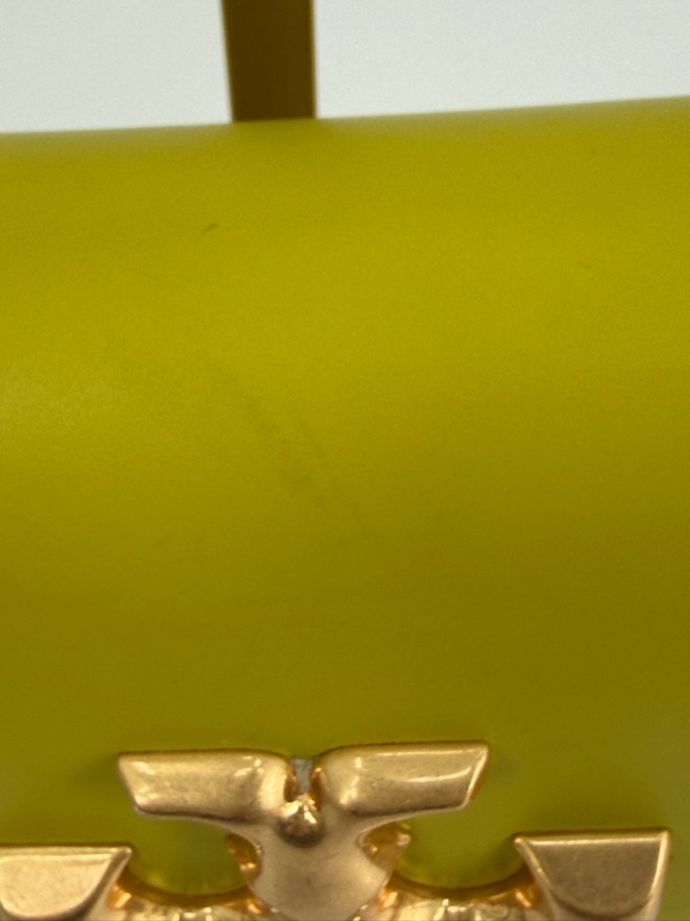 Tory Burch Eleanor Small Convertible Lime Green Leather Crossbody Shoulder Bag - Picture 17 of 17